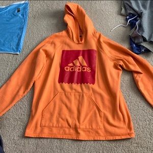 Adidas Orange Hoodie